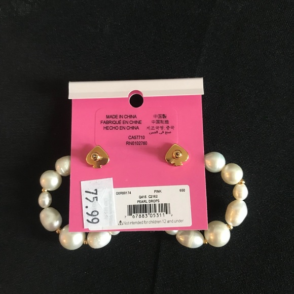 Kate Spade Knocker Earrings with Matching Necklace.  NWT!! - Picture 5 of 6
